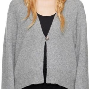 LouLou Studio Rapti Cardigan (Light Grey)